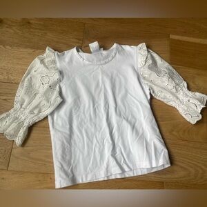 Finley lace sleeve blouse